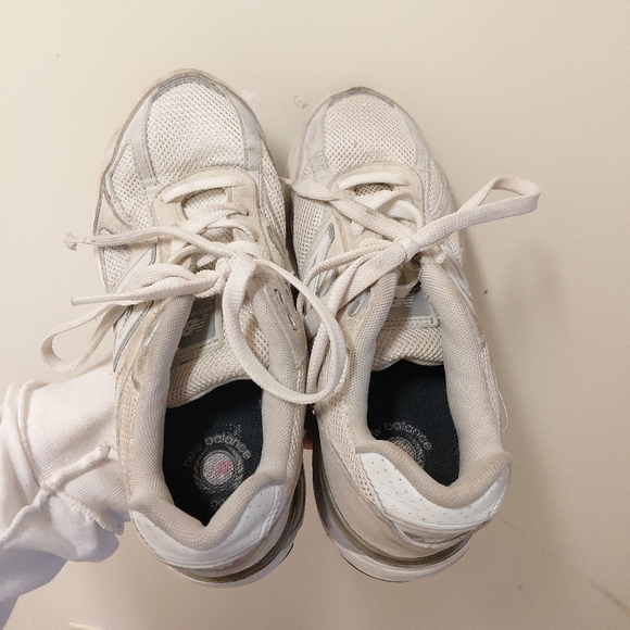 New Balance 990v4 Gray Big Boys Size 5.5 Sneakers - Picture 8 of 11